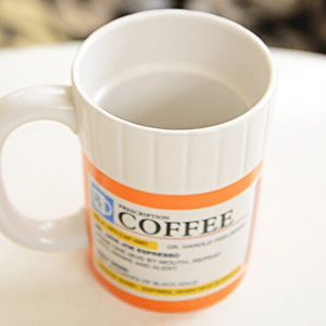 Kaffekopp - Reseptbelagt