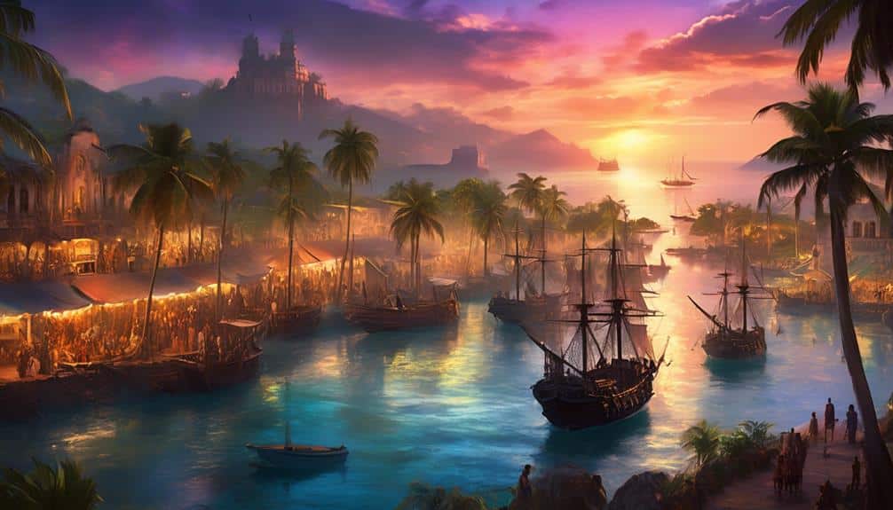 historic pirate city ruins