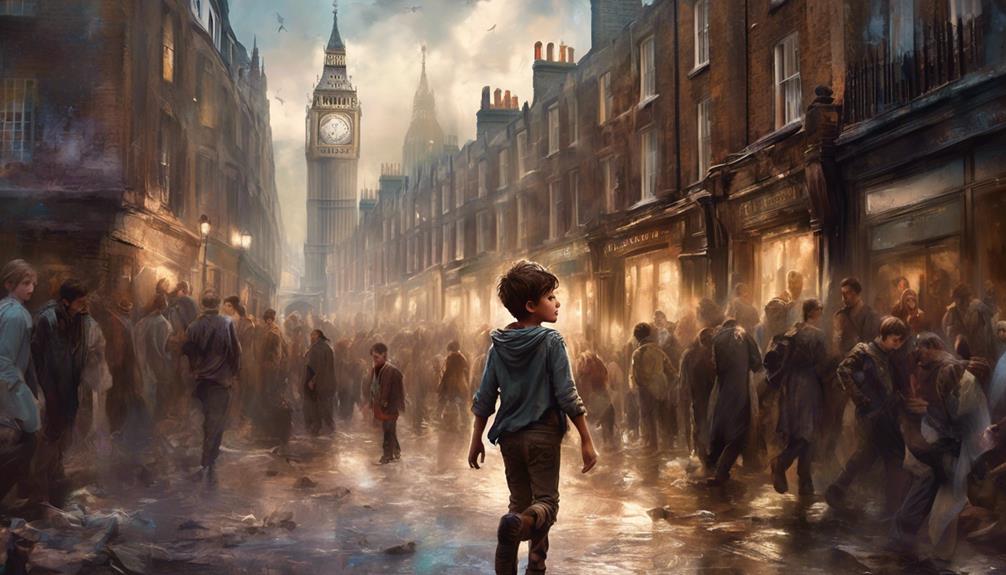 impoverished upbringing in london