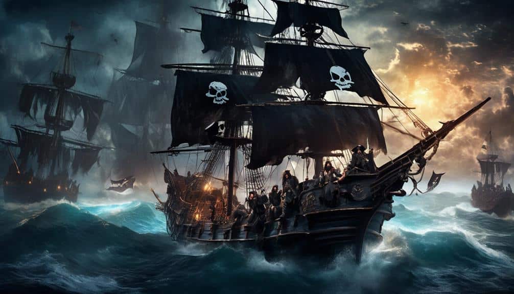 Legendariske piratkapteiner: deres liv og beryktede bedrifter Blackbeard