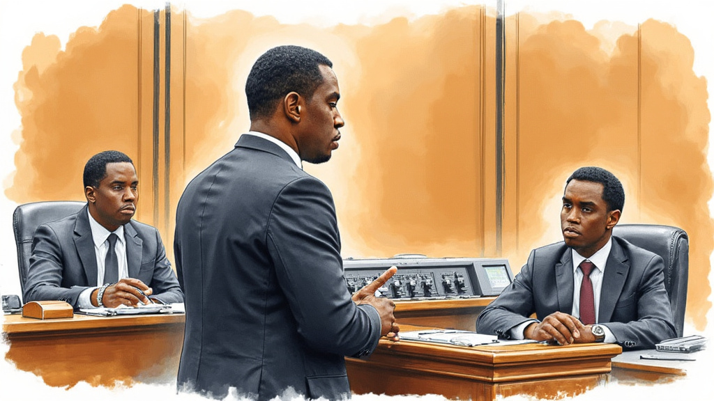 Diddy rettssak sikkerhetsvakt vitnemal