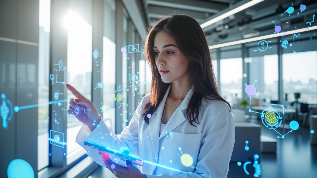 Person som bruker AI-teknologi kreativt i en frihetlig setting uten regulatoriske begrensninger