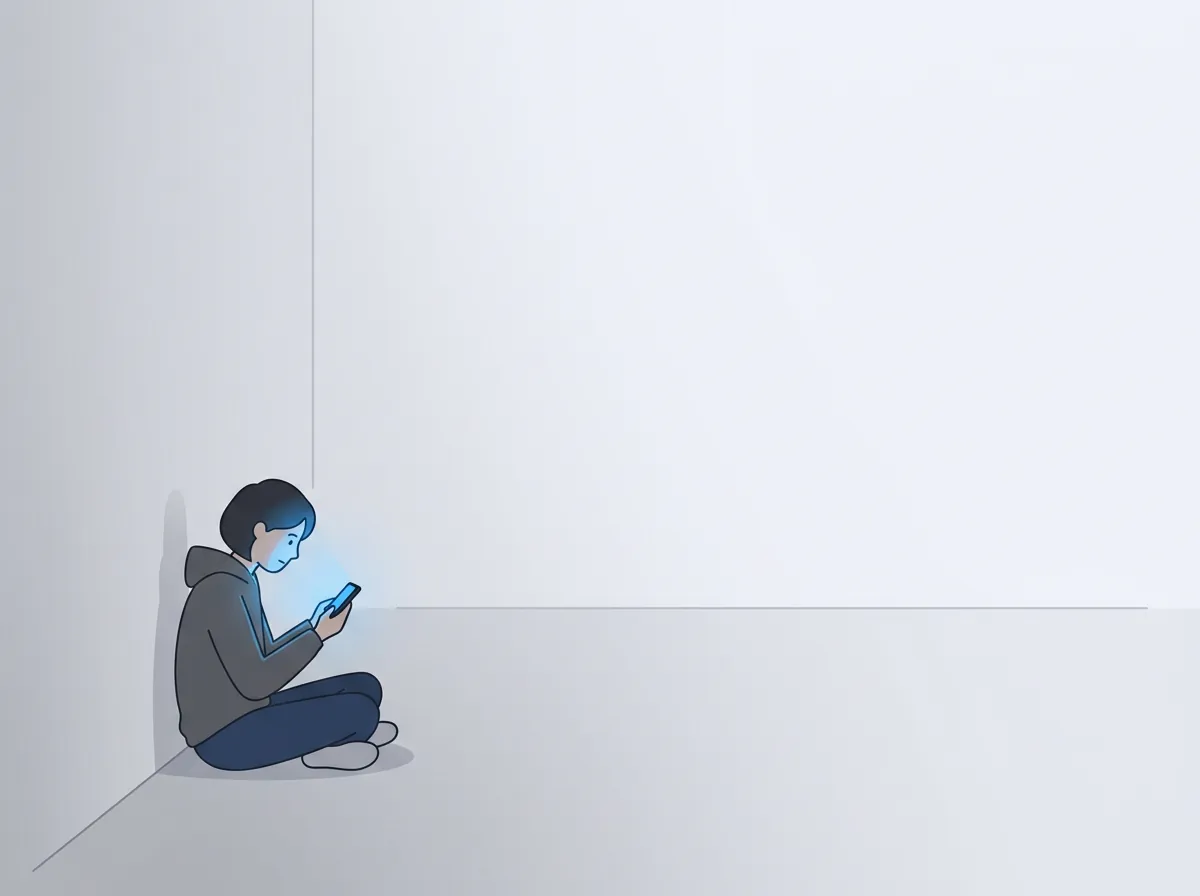 Illustrasjon av chatbot-sycophancy og forskning på sårbare brukere