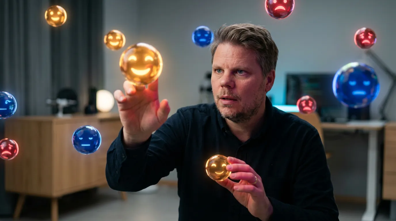 Jan Sverre utforsker Claudes emosjonsvektorer som glødende noder i et nevrale nettverk