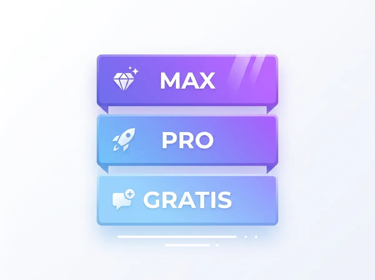Claude AI abonnementsplaner - Gratis, Pro og Max nivåer illustrert