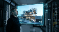 Jan Sverre studerer holografisk sammenligning av VAE og Nvidia PiD pixel diffusion bildekvalitet