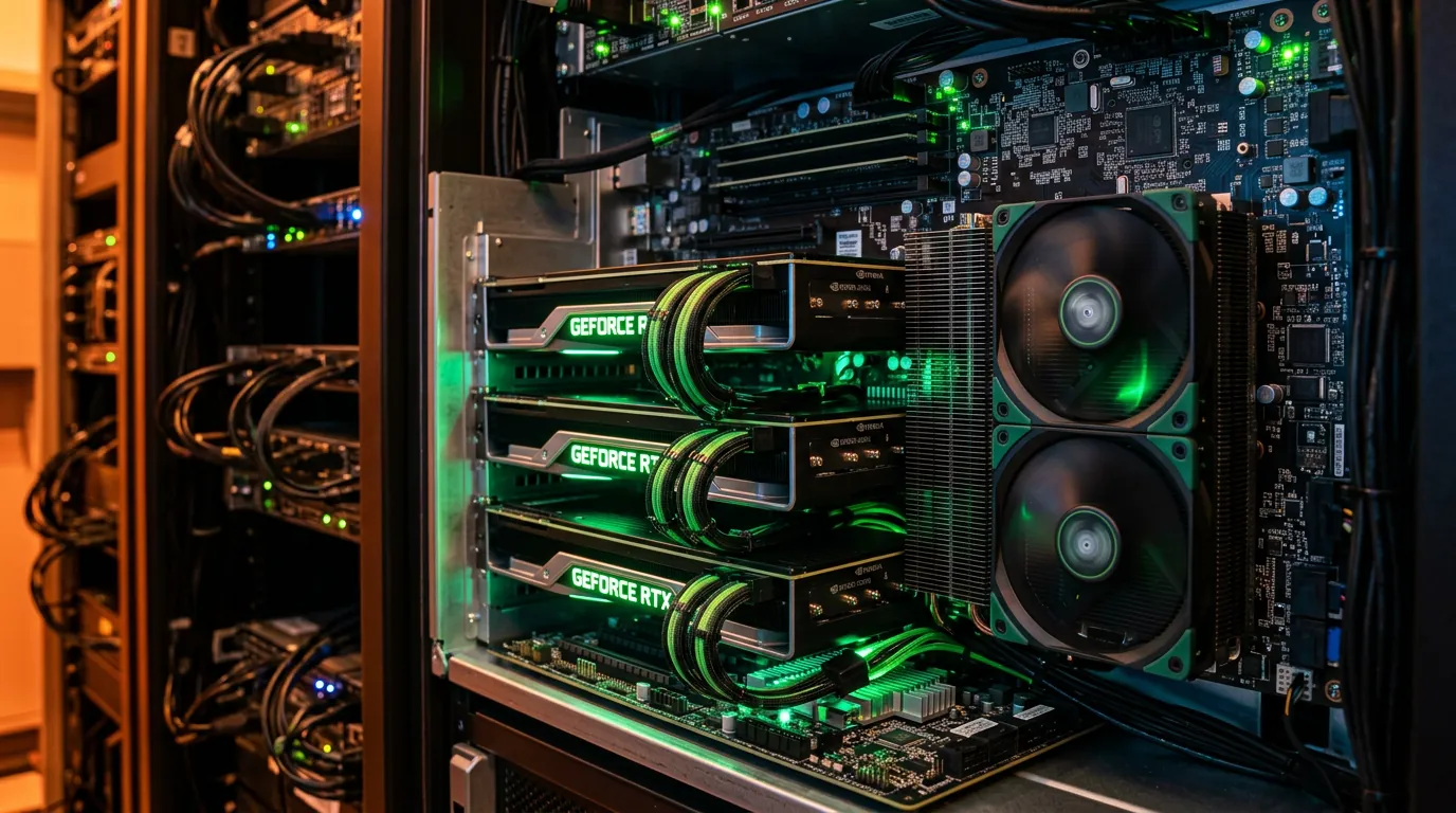 GPU-kort for lokal AI-inferens - DiffusionGemma trenger 18 GB VRAM kvantisert