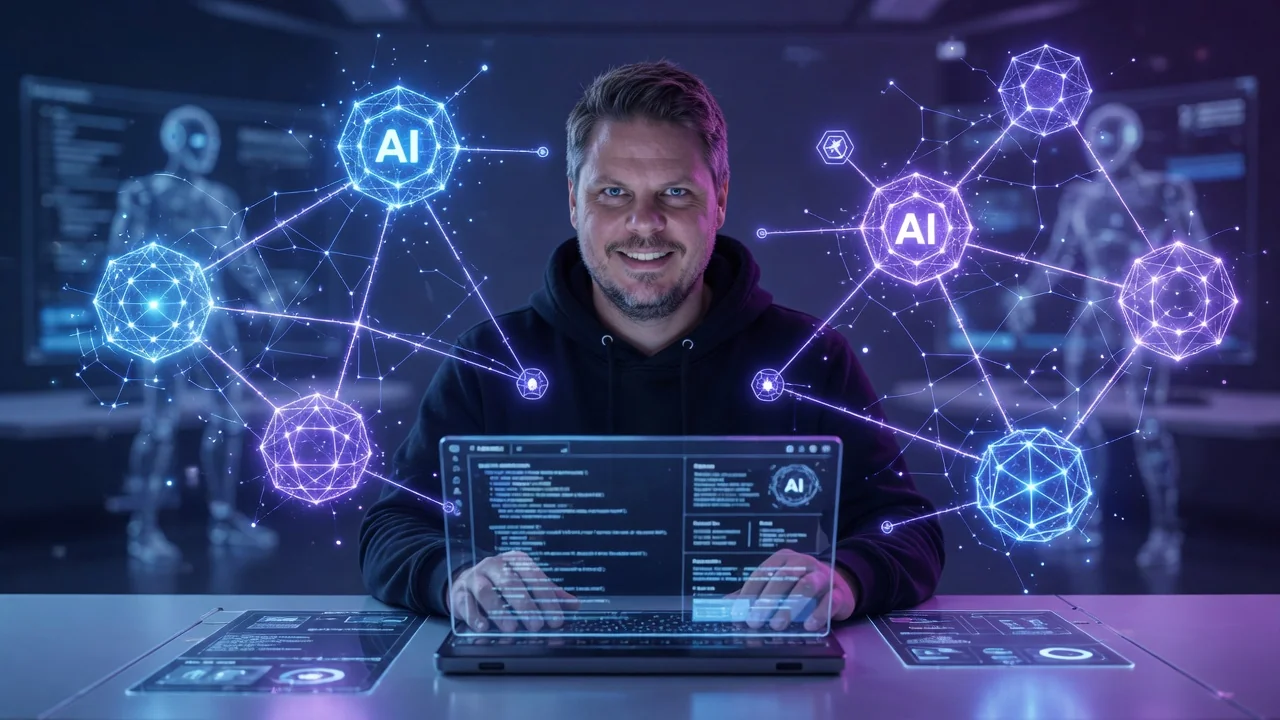 Jan Sverre orkestrerer parallelle AI-agenter som kjører autonomt i bakgrunnen