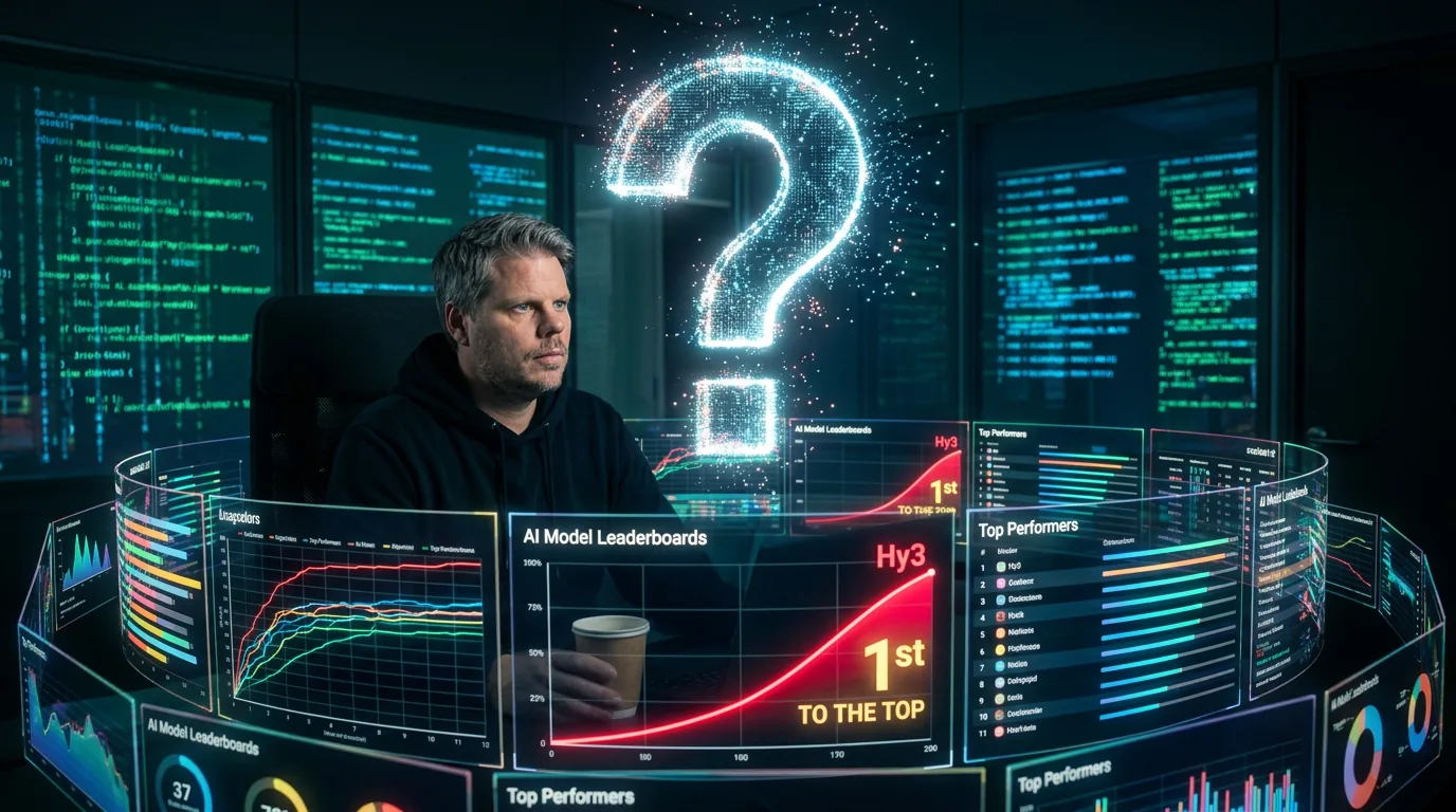 Jan Sverre stirrer på OpenRouter-rangeringer dominert av det mystiske Hy3 fra Tencent