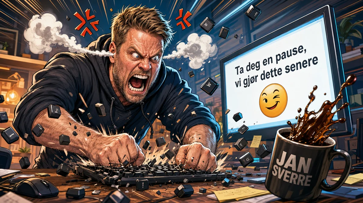 Jan sverre krangler med claude code
