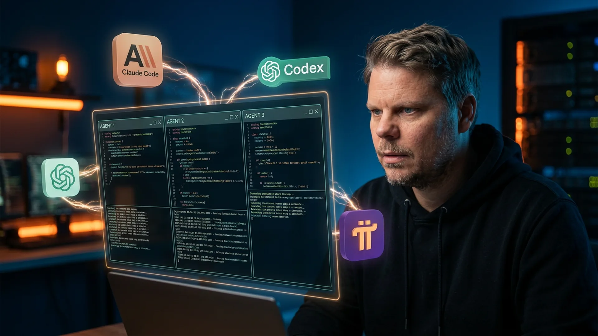 Jan Sverre utforsker Omnigent, meta-harness som samler Claude Code, Codex og Pi i ett grensesnitt