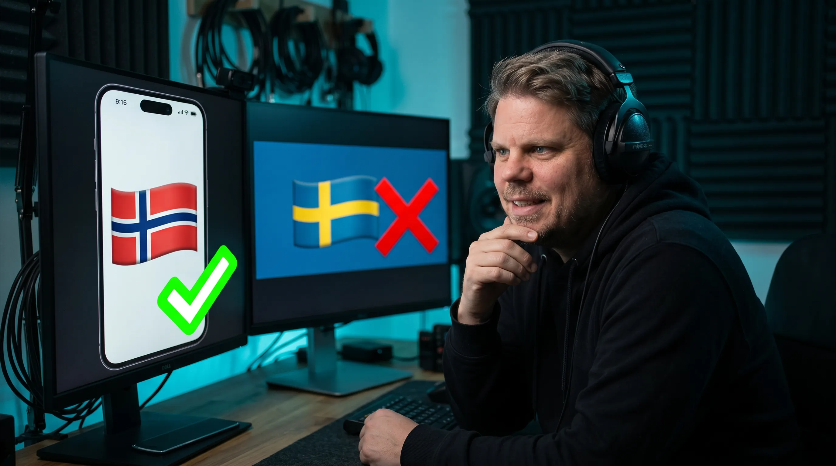 Jan Sverre oppdager at Seedance 2 gir svensk lipsync på 16:9 og norsk på 9:16