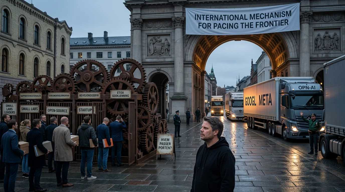 Jan Sverre integrert i et motiv om internasjonal brems for automatisert AI-forskning