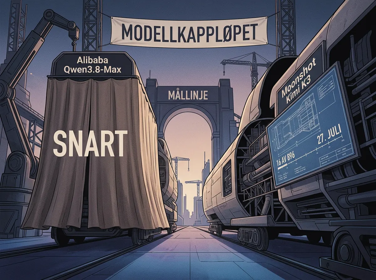 Qwen3.8-Max og Kimi K3 sammenlignet på dokumentasjon, arkitekturdetaljer og lanseringsdato