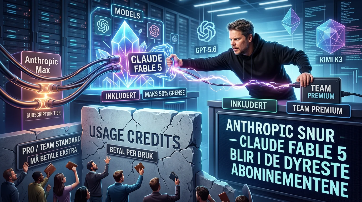 Jan Sverre åpner den dyreste døren til Claude Fable 5-abonnementet