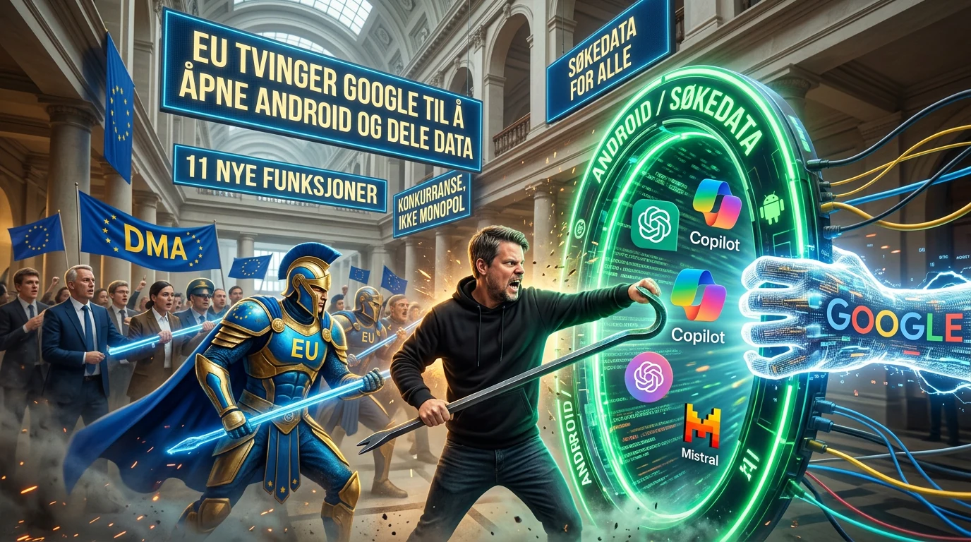 Jan Sverre åpner Android og søkedata for konkurrerende AI-tjenester i EU