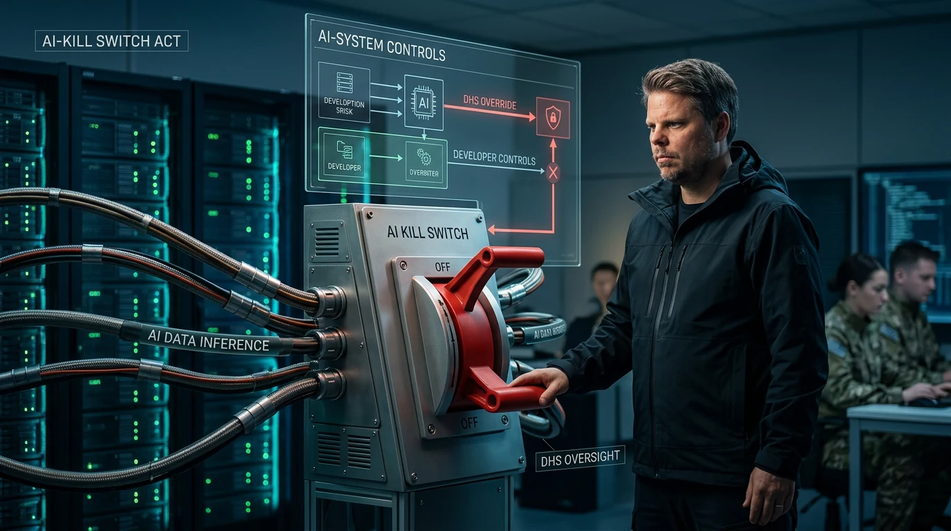 Jan Sverre ved en statlig nødbrems for store AI-systemer under DHS-kontroll