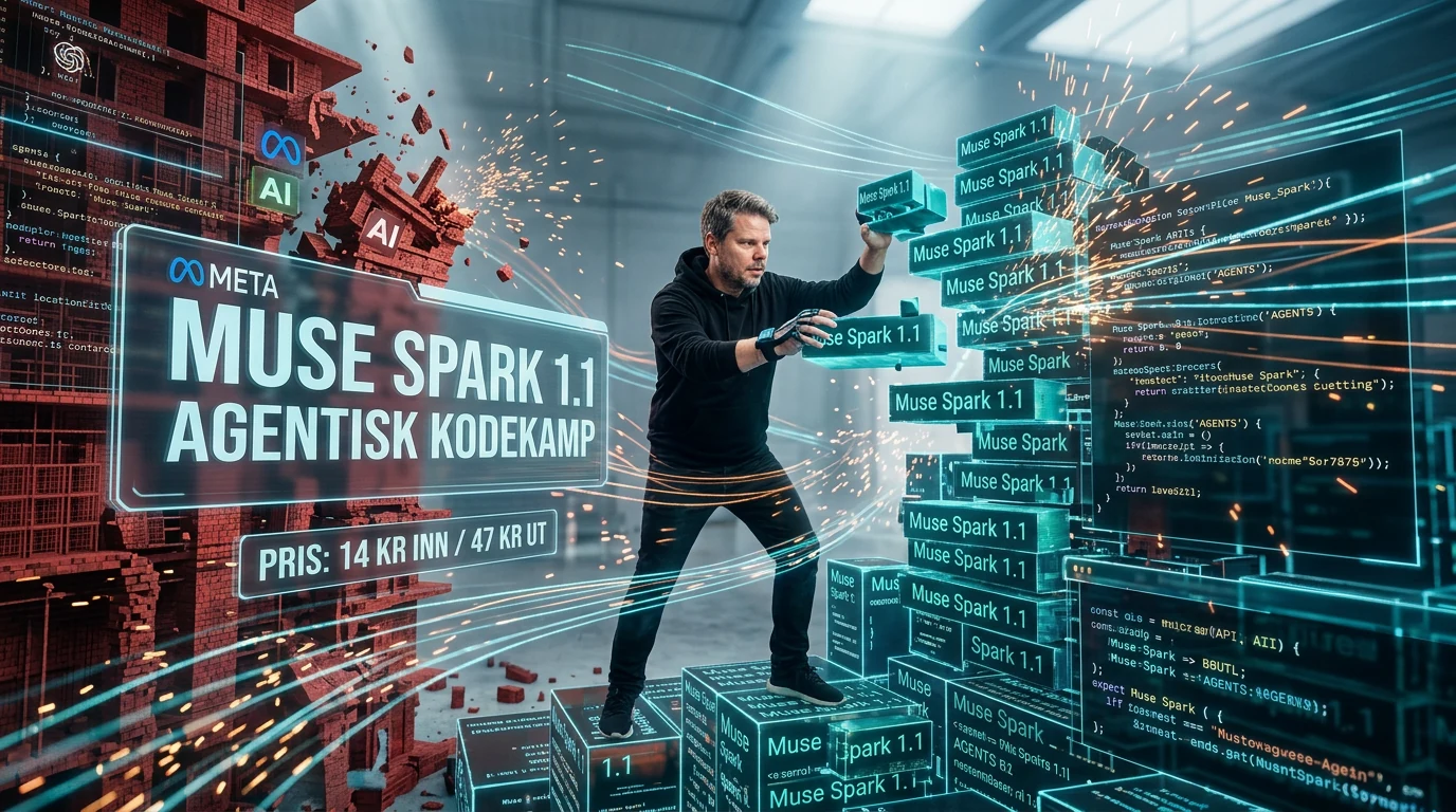 Jan Sverre løfter Muse Spark 1.1 inn i en intens AI-kodekamp