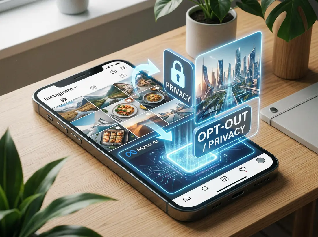 Instagram-bilder flyter fra offentlig profil inn i Meta AI-generering som bilde