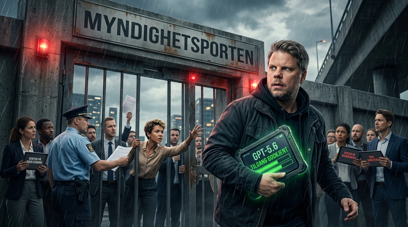 Jan Sverre ved myndighetsporten for GPT-5.6 og AI-tilgang