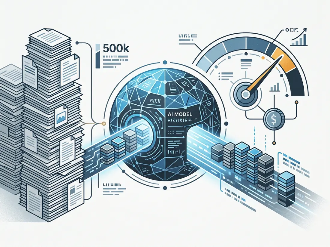 Infografikk viser kontekstvindu, tokenflyt og prisnivå for Grok 4.5 i API-et