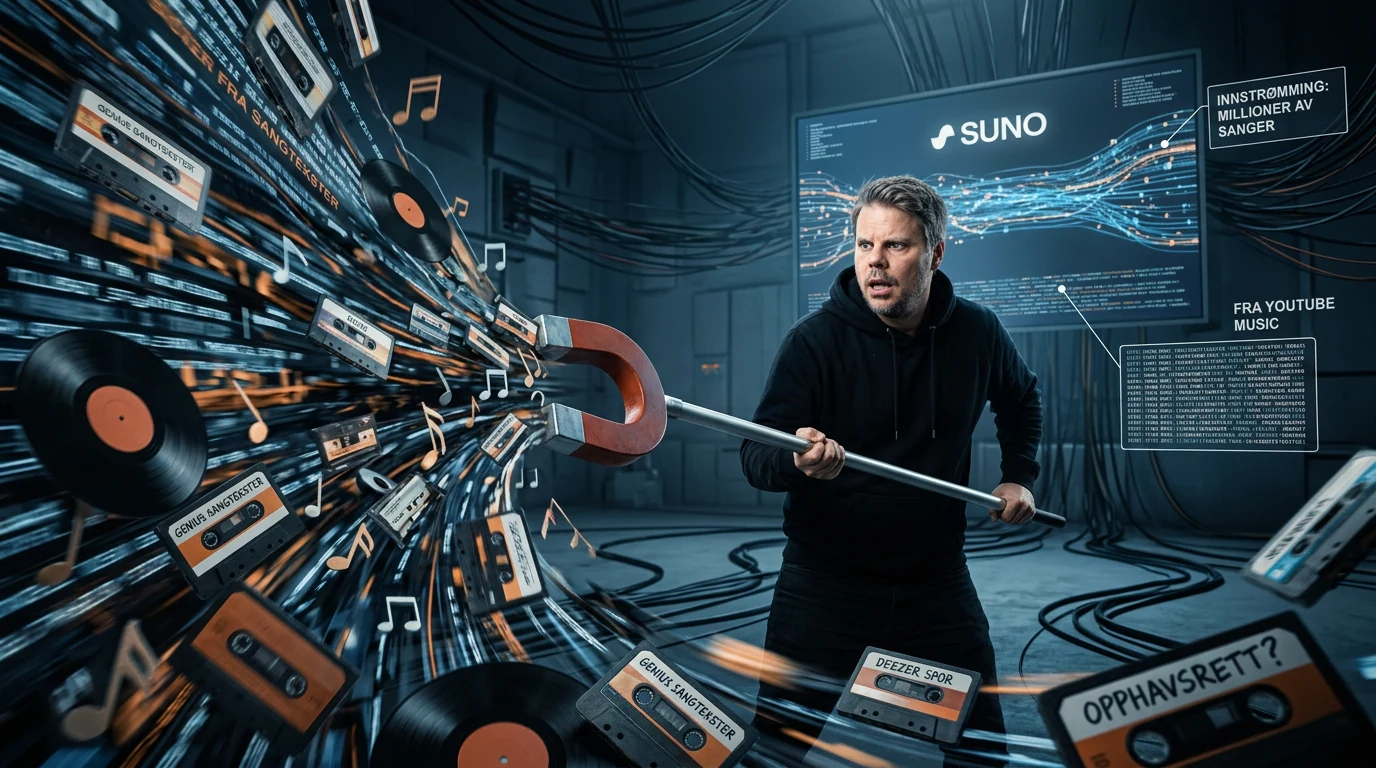 Jan Sverre midt i kampen om Sunos skjulte treningsdata fra musikknettet