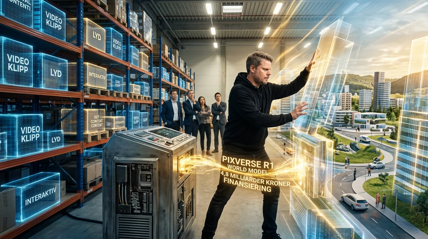 Jan Sverre midt i kappløpet om PixVerse, AI-video og interaktive verdener