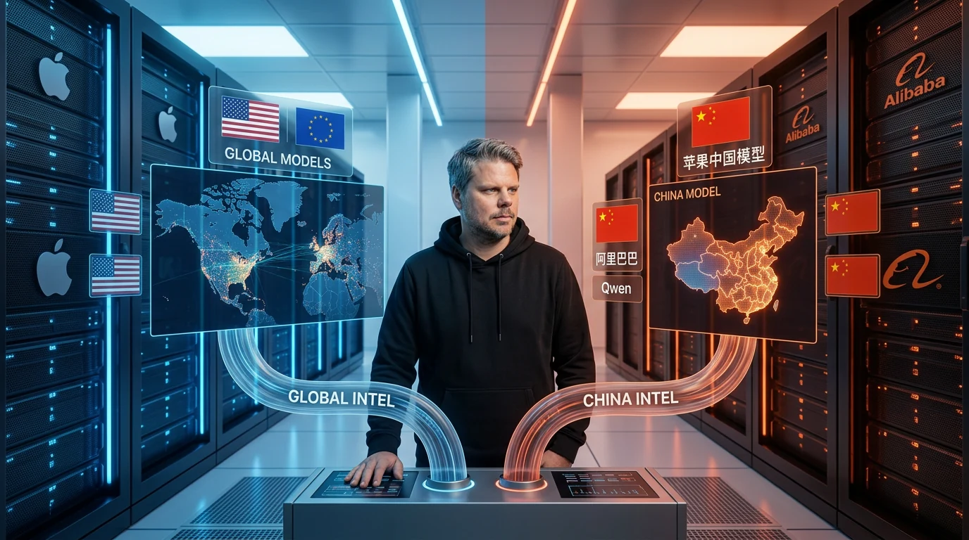 Jan Sverre foran Apples delte AI-modell for Kina og resten av verden