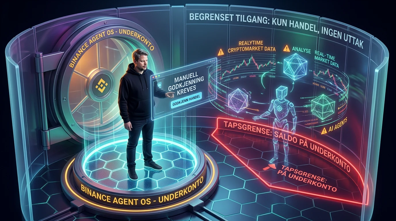 Jan Sverre vurderer Binance Agent OS og tapsgrensen i en underkonto