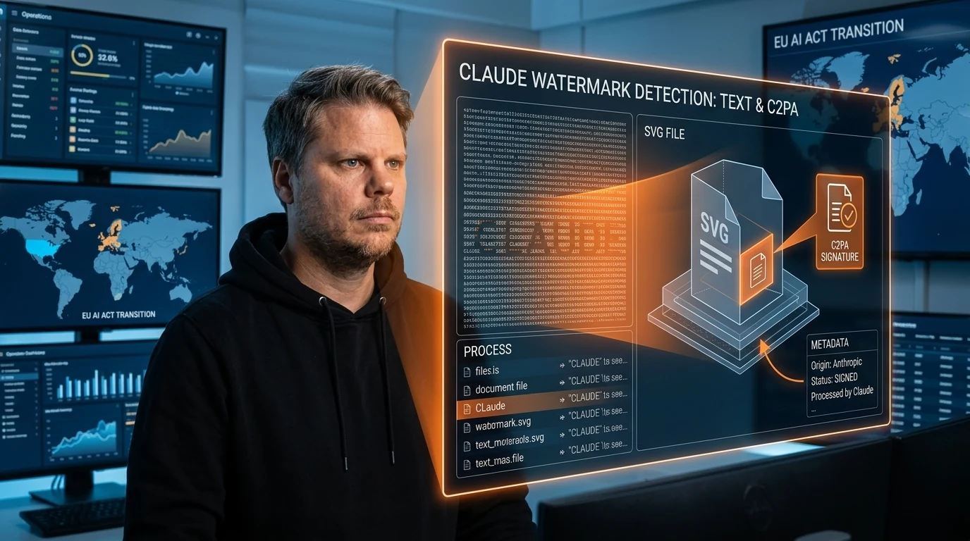 Jan Sverre utforsker Claude-vannmerking som skjult sporbarhet, ikke en digital løgndetektor