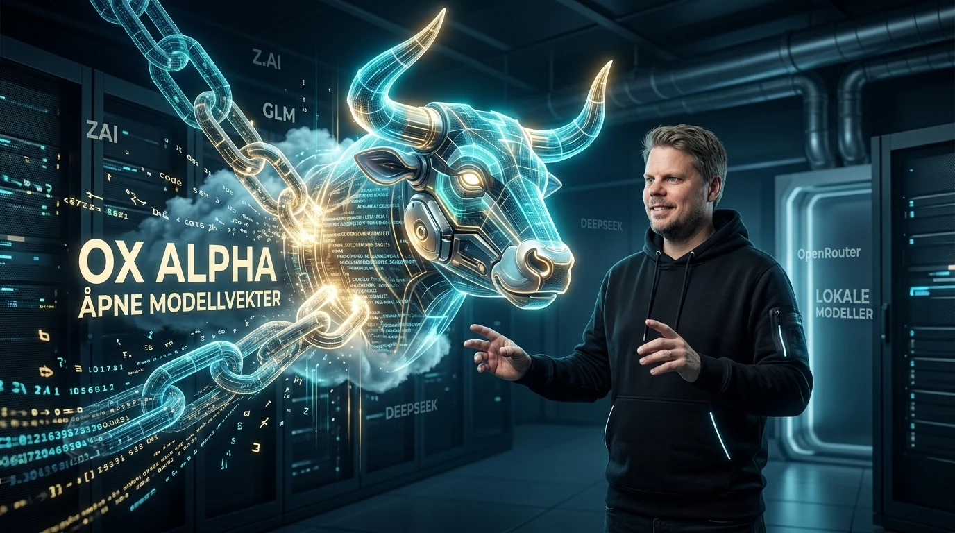Jan Sverre utforsker Ox Alpha fra Z.AI og løftet om åpne modellvekter