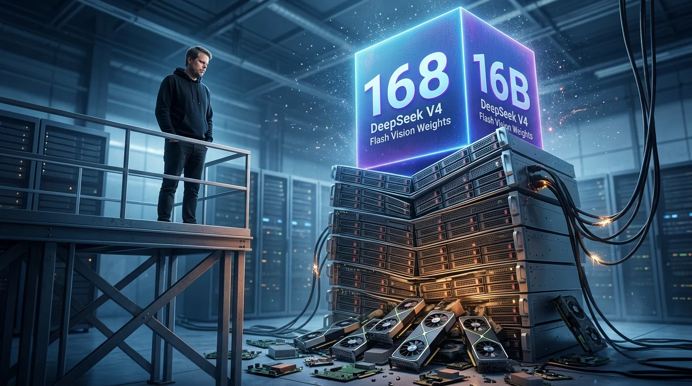 Jan Sverre vurderer DeepSeek V4 Flash Vision og et checkpoint på 168 GB