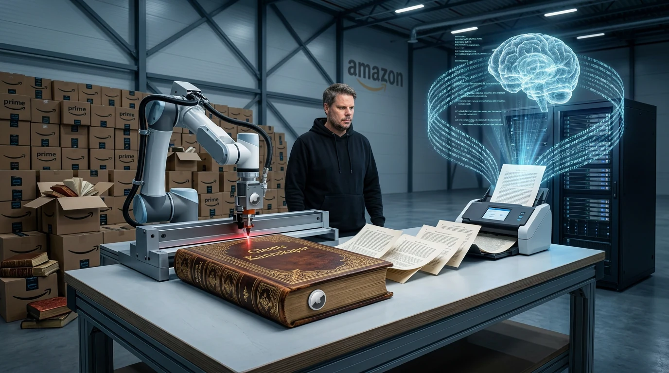 Jan Sverre blant sjeldne bøker som Amazon skanner for AI-trening