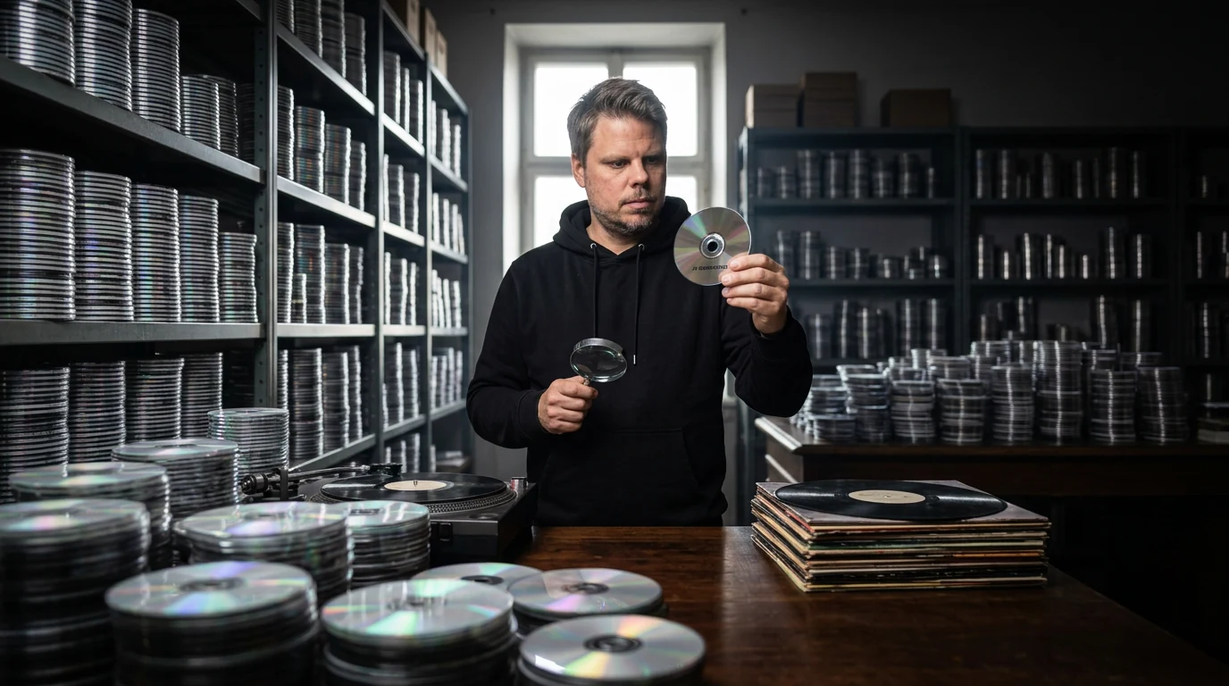 Jan Sverre i visuelt møte mellom menneskeskapt musikk og AI-genererte lydspor