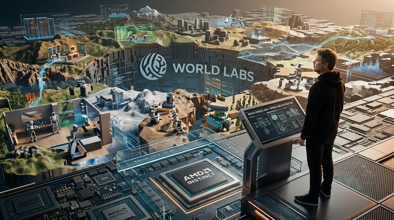 Jan Sverre i visuell framstilling av AMDs kjøp av World Labs