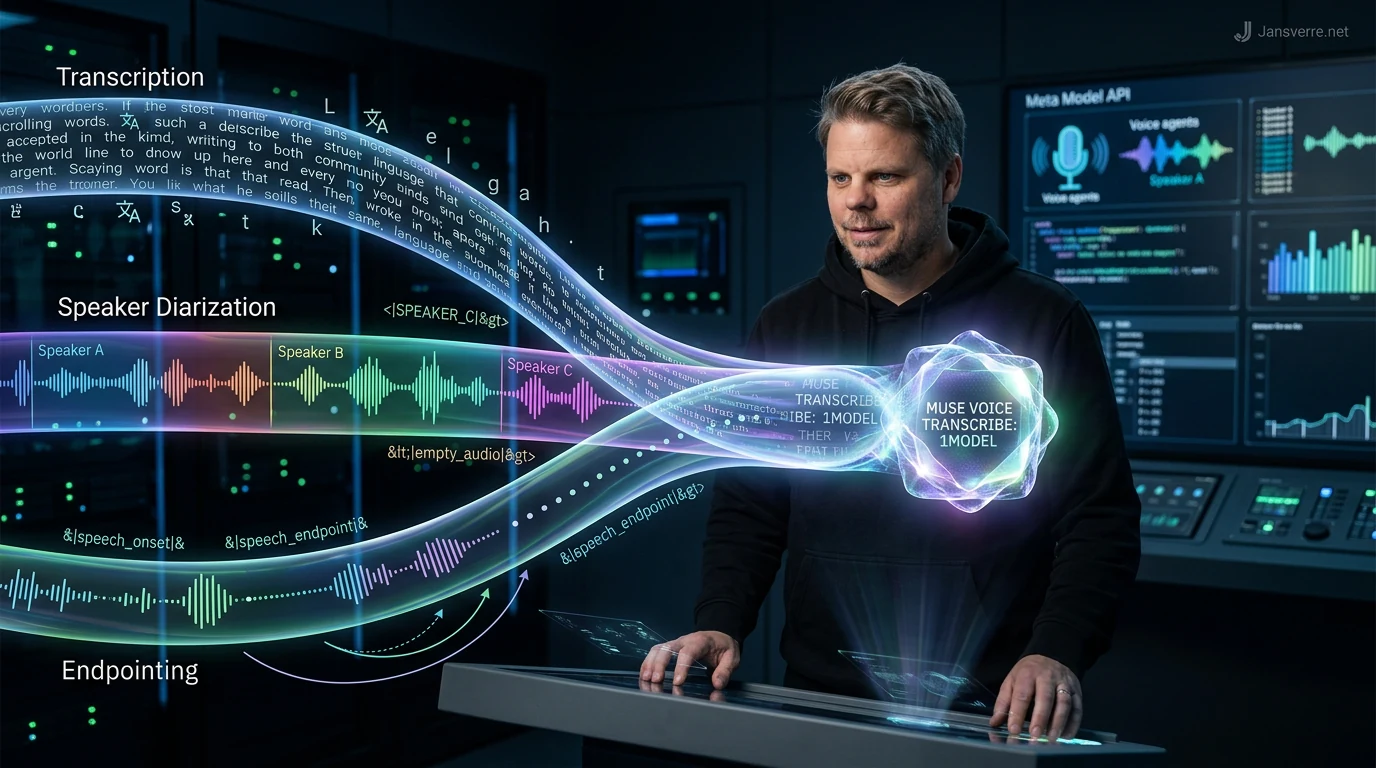 Jan Sverre utforsker Muse Voice Transcribe som samler tre voice-systemer i én modell