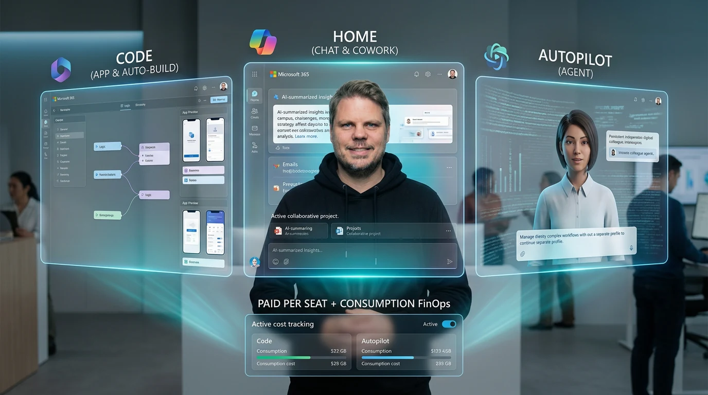 Jan Sverre foran Microsoft Copilot superapp for chat, koding og AI-agenter