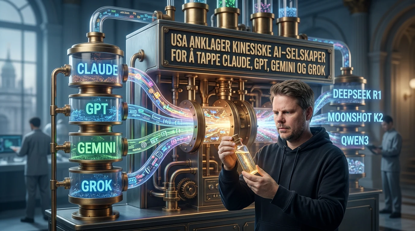 Jan Sverre gransker anklager om kinesisk modelldestillering fra vestlige AI-modeller