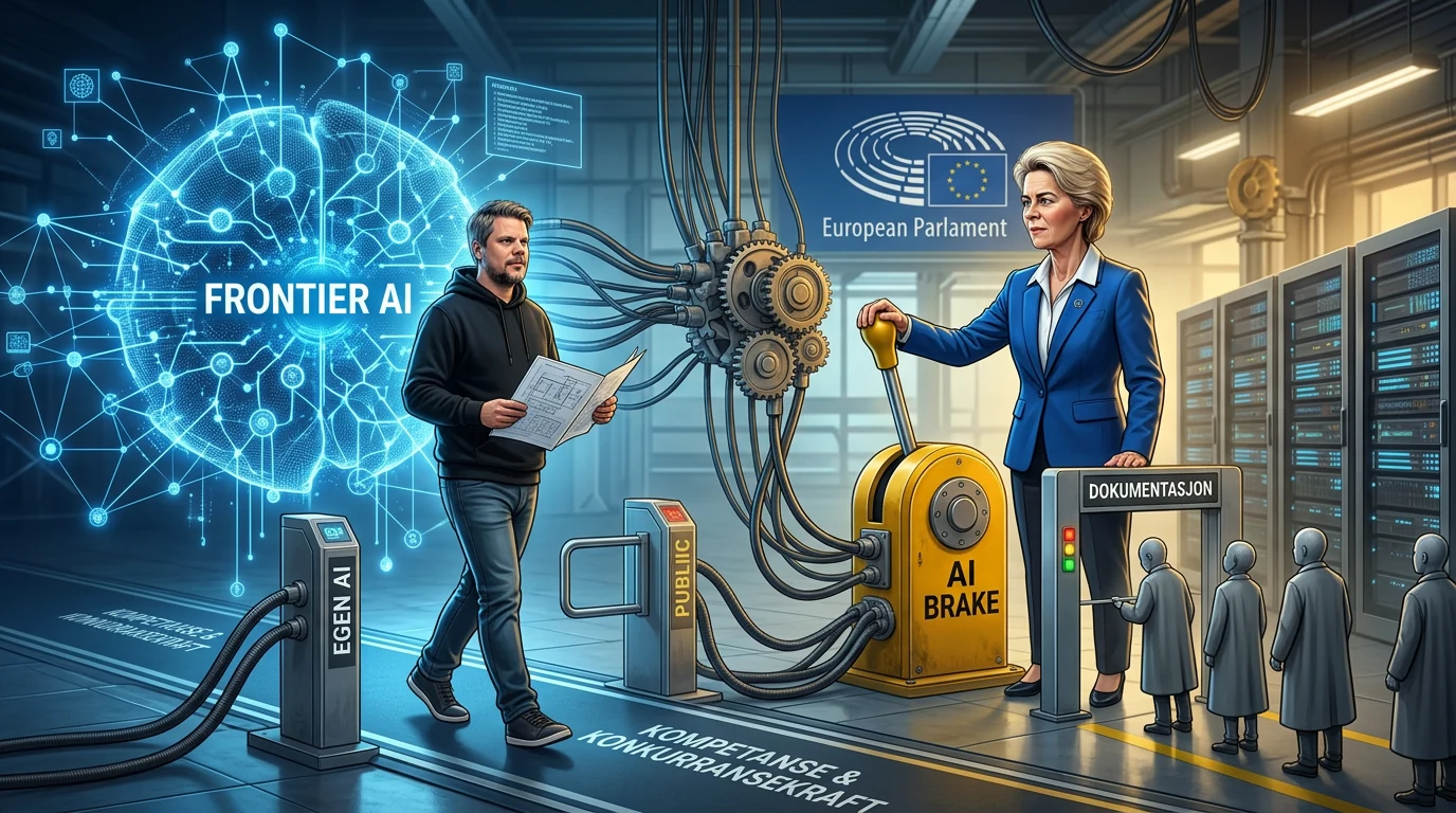 Jan Sverre ved EUs bremseport for avanserte AI-modeller i Europa