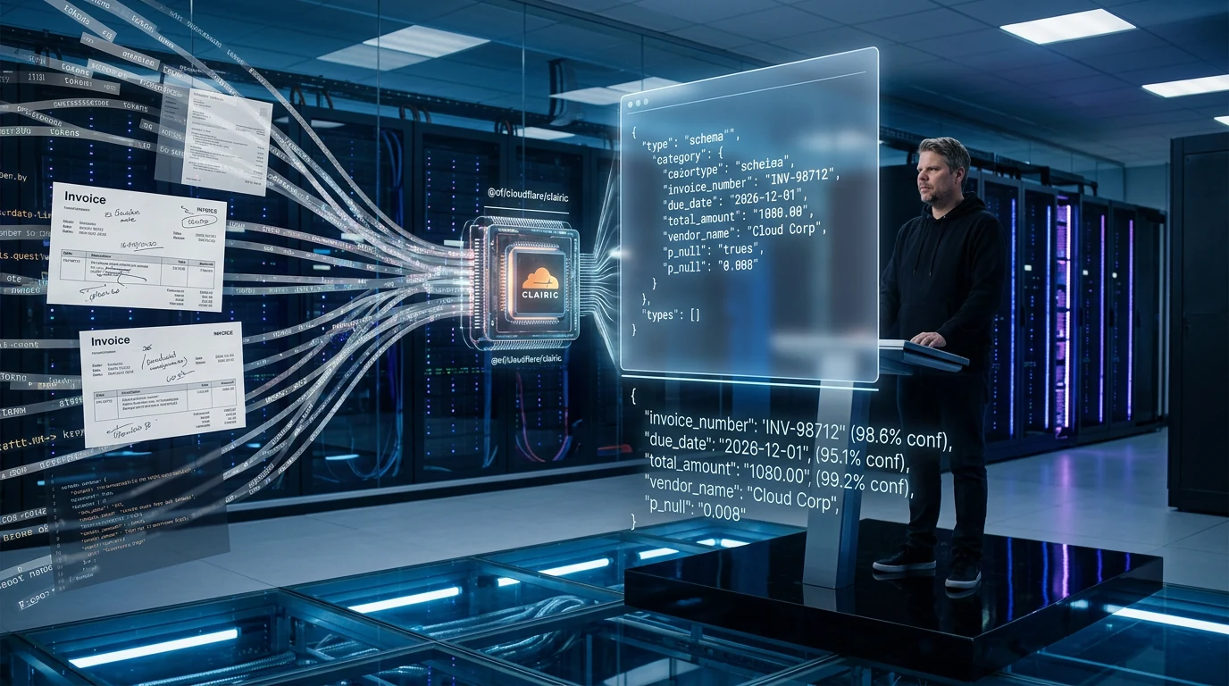 Jan Sverre illustrerer Cloudflare Clairic og strukturert datauttrekk i Workers AI