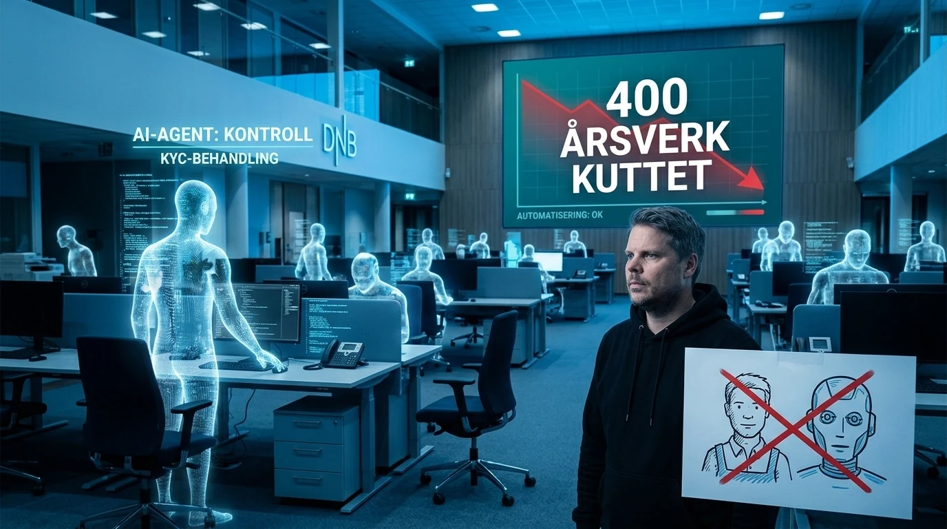 Jan Sverre ser DNB gjøre AI-agenter til en konkret bemanningssak