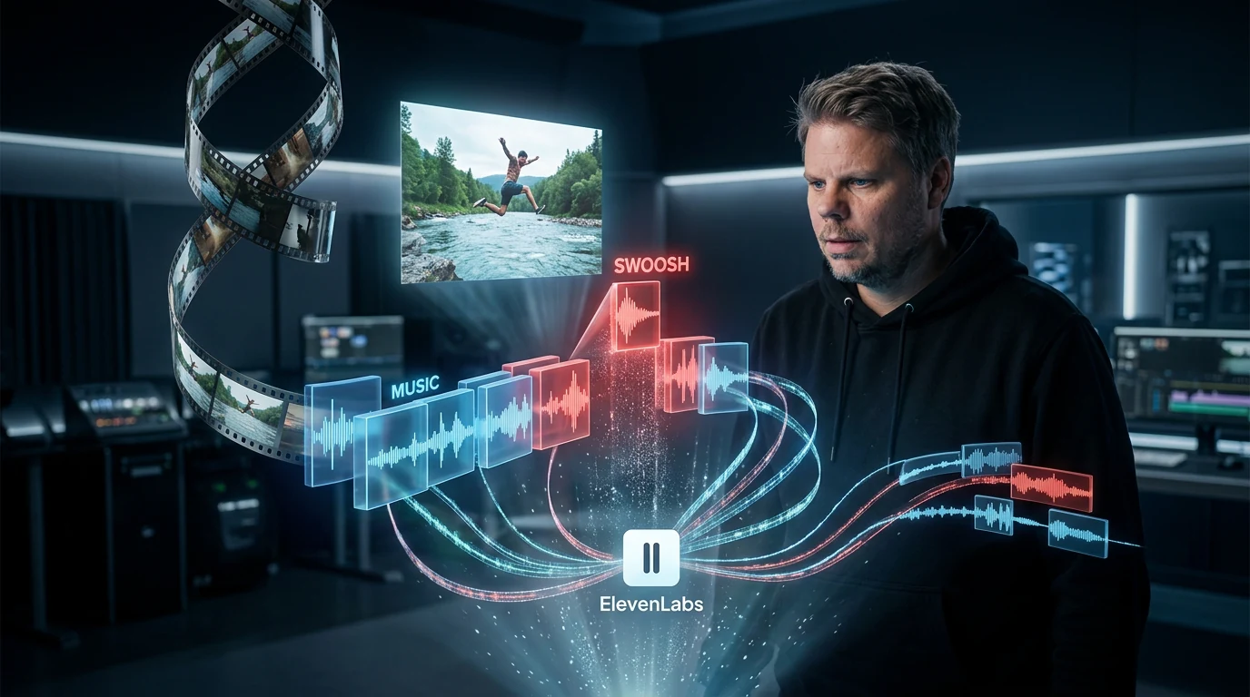 Jan Sverre i en AI-drevet arbeidsflyt for automatisk video- og lydproduksjon
