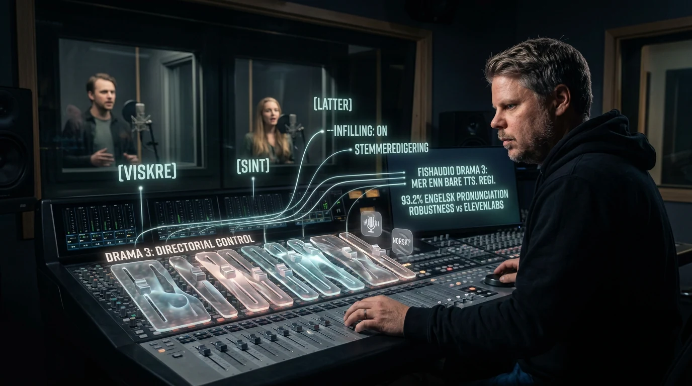 Jan Sverre utforsker Fish Audio Drama 3 for avansert tekst-til-tale
