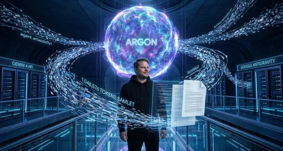 Jan Sverre med Gemini 4 Argon i Googles globale AI-toppkamp