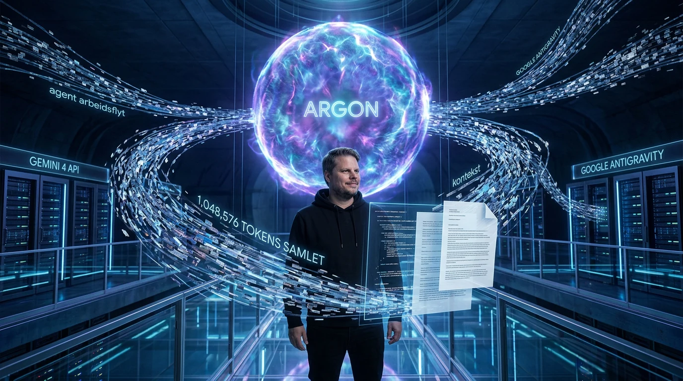 Jan Sverre med Gemini 4 Argon i Googles globale AI-toppkamp