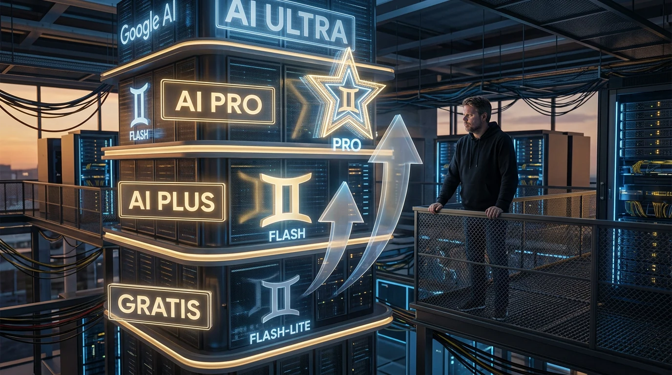 Jan Sverre ved Gemini-valg når gratis tilgang til Flash og Pro forsvinner