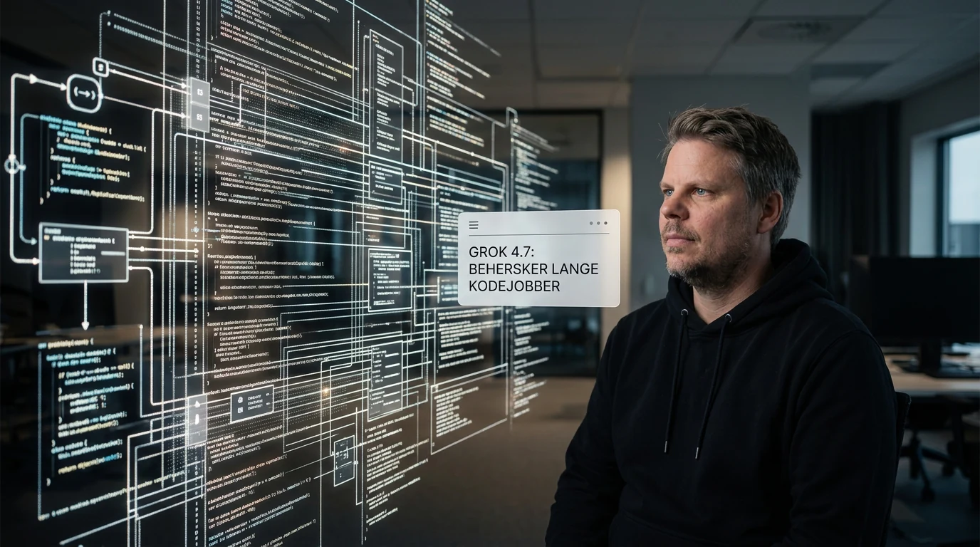 Jan Sverre utforsker Grok 4.7 for lange kodejobber og AI-agenter