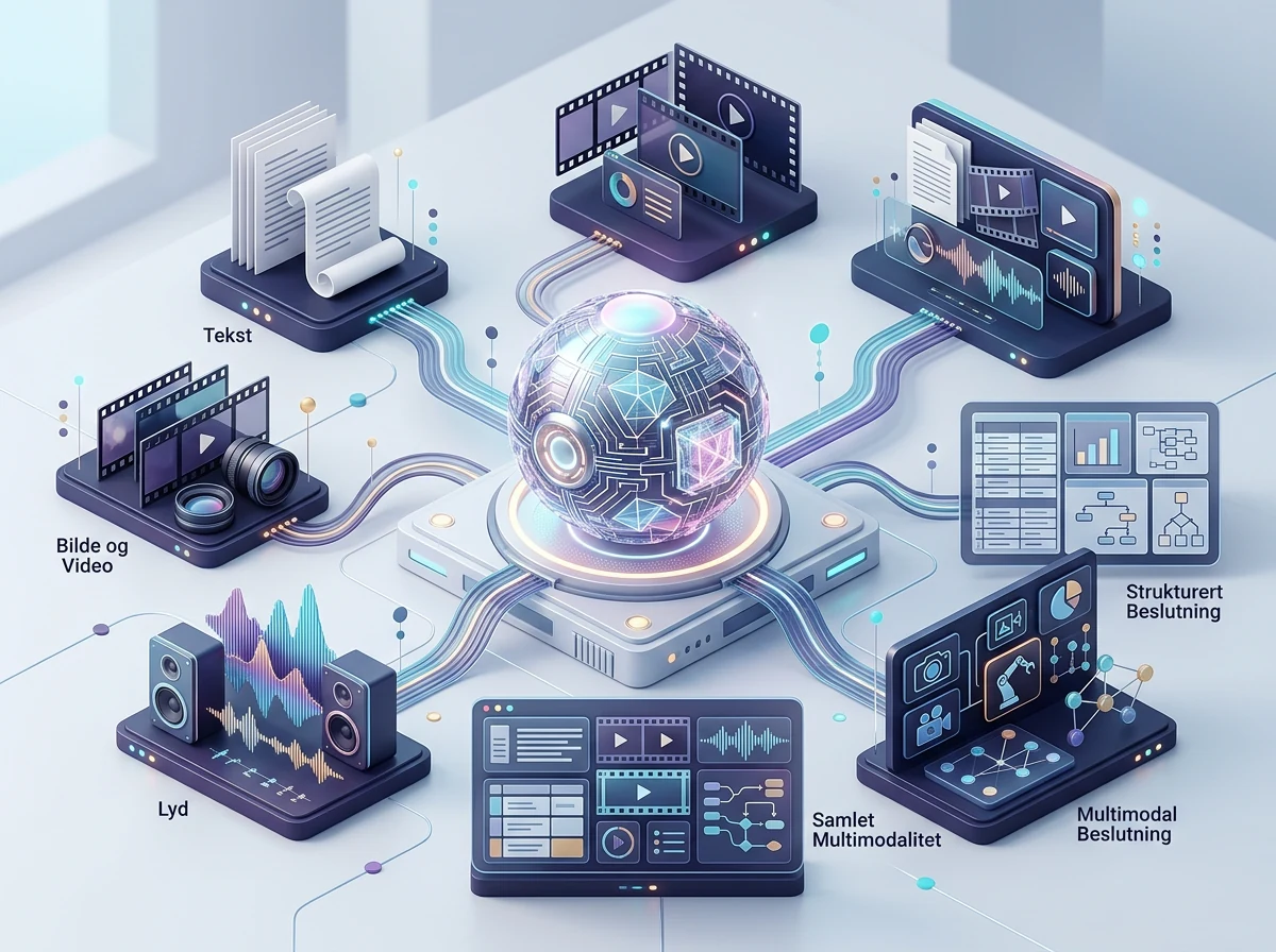 Six specialized Liquid AI LFM3 models connected to one compact multimodal foundation