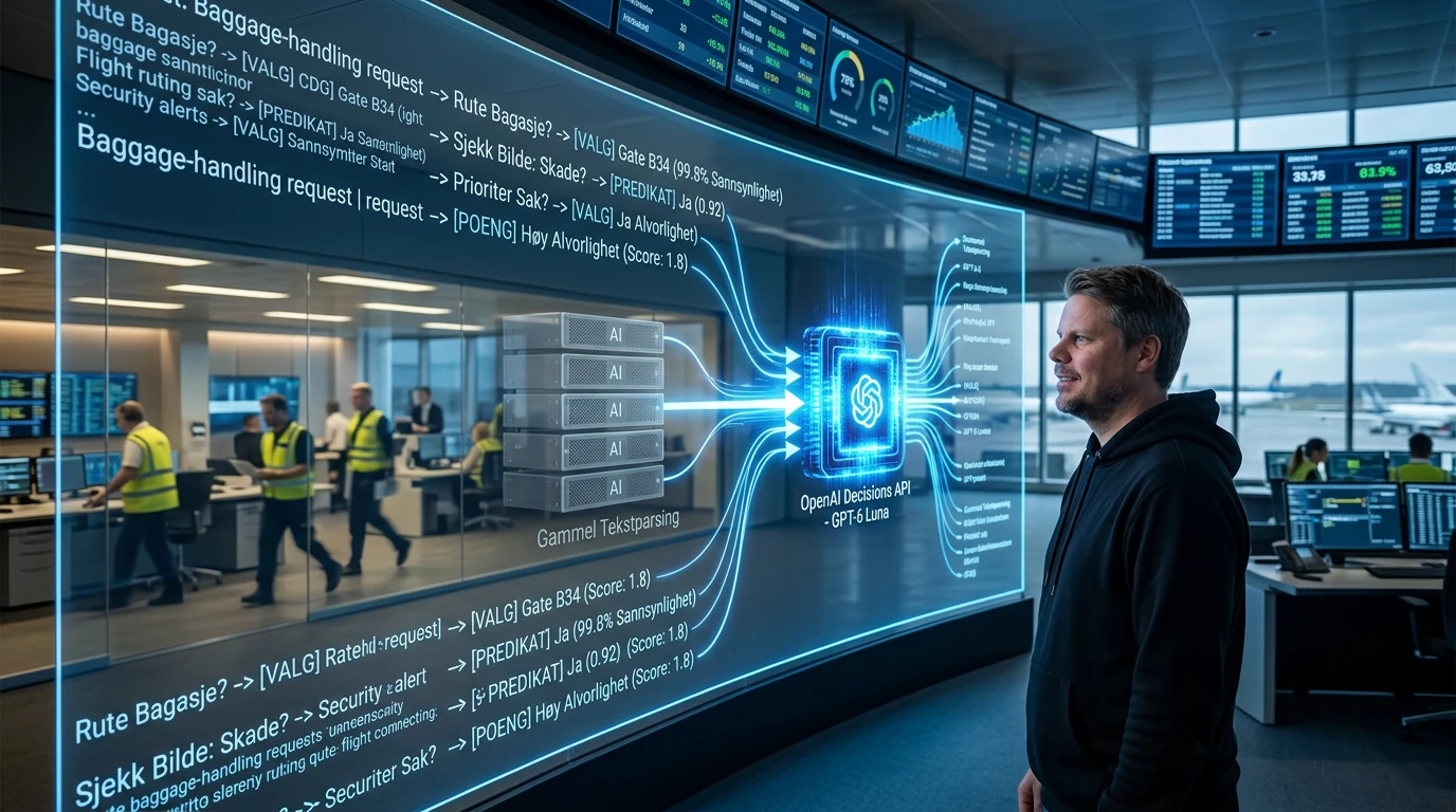 Jan Sverre viser hvordan OpenAI Decisions API gir raske maskinlesbare svar