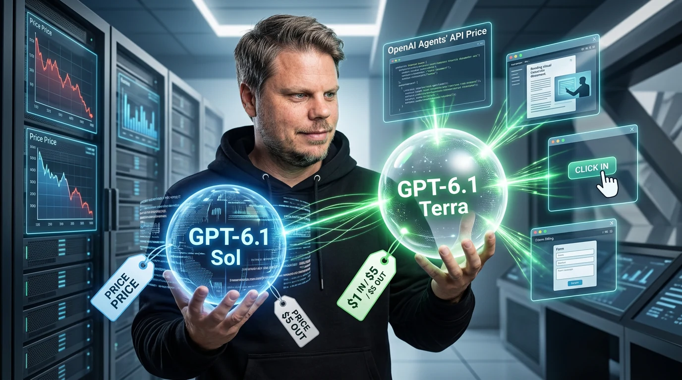 Jan Sverre med GPT-6.1 Terra i en visuell arbeidsflyt for AI-agenter